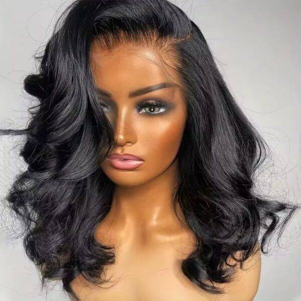 Short Loose Body Wavy Wave Laced Front Human Hair
